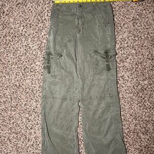 American Eagle‎ Women's Army Green Cargo Pants | Size 0 | Utility Style